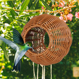 Maxbell Bird Hammock Nest Woven Cage Accessories Birds Cage for Macaw Budgie Finches Screw Fixing