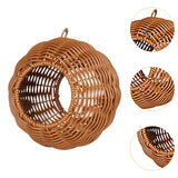 Maxbell Bird Hammock Nest Woven Cage Accessories Birds Cage for Macaw Budgie Finches Screw Fixing