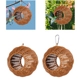 Maxbell Bird Hammock Nest Woven Cage Accessories Birds Cage for Macaw Budgie Finches Screw Fixing