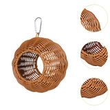 Maxbell Bird Hammock Nest Woven Cage Accessories Birds Cage for Macaw Budgie Finches Suspension