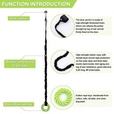 Maxbell Outdoor Bungee Tug Toy for Pitbull for Small to Large Dogs Play Cord Dog Toy green ring