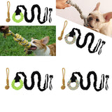 Maxbell Outdoor Bungee Tug Toy for Pitbull for Small to Large Dogs Play Cord Dog Toy green ring