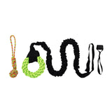 Maxbell Outdoor Bungee Tug Toy for Pitbull for Small to Large Dogs Play Cord Dog Toy green ring