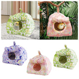 Maxbell Hanging Hammock Hideaway Cave Bed Tent for Parrot Parakeet Lovebirds Pink