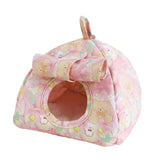 Maxbell Hanging Hammock Hideaway Cave Bed Tent for Parrot Parakeet Lovebirds Pink