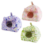 Maxbell Hanging Hammock Hideaway Cave Bed Tent for Parrot Parakeet Lovebirds Pink