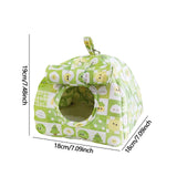 Maxbell Hanging Hammock Hideaway Cave Bed Tent for Parrot Parakeet Lovebirds Green