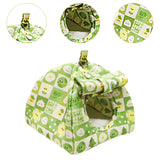 Maxbell Hanging Hammock Hideaway Cave Bed Tent for Parrot Parakeet Lovebirds Green