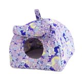 Maxbell Hanging Hammock Hideaway Cave Bed Tent for Parrot Parakeet Lovebirds Violet