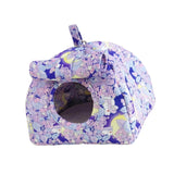 Maxbell Hanging Hammock Hideaway Cave Bed Tent for Parrot Parakeet Lovebirds Violet