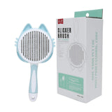 Maxbell Dog Cat Brush Lightweight Pet Comb Brush for Indoor Cats Deshedding Grooming Blue