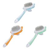 Maxbell Dog Cat Brush Lightweight Pet Comb Brush for Indoor Cats Deshedding Grooming Blue