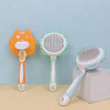 Maxbell Dog Cat Brush Lightweight Pet Comb Brush for Indoor Cats Deshedding Grooming Blue