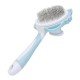 Maxbell Dog Cat Brush Lightweight Pet Comb Brush for Indoor Cats Deshedding Grooming Blue