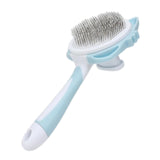 Maxbell Dog Cat Brush Lightweight Pet Comb Brush for Indoor Cats Deshedding Grooming Blue