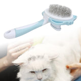 Maxbell Dog Cat Brush Lightweight Pet Comb Brush for Indoor Cats Deshedding Grooming Blue
