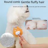 Maxbell Dog Cat Brush Lightweight Pet Comb Brush for Indoor Cats Deshedding Grooming Orange