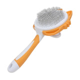 Maxbell Dog Cat Brush Lightweight Pet Comb Brush for Indoor Cats Deshedding Grooming Orange