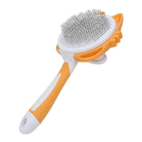 Maxbell Dog Cat Brush Lightweight Pet Comb Brush for Indoor Cats Deshedding Grooming Orange