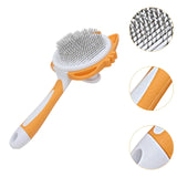 Maxbell Dog Cat Brush Lightweight Pet Comb Brush for Indoor Cats Deshedding Grooming Orange