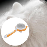 Maxbell Dog Cat Brush Lightweight Pet Comb Brush for Indoor Cats Deshedding Grooming Orange