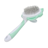 Maxbell Dog Cat Brush Lightweight Pet Comb Brush for Indoor Cats Deshedding Grooming Green