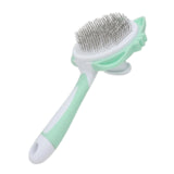 Maxbell Dog Cat Brush Lightweight Pet Comb Brush for Indoor Cats Deshedding Grooming Green