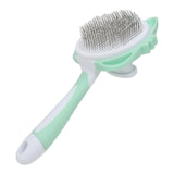 Maxbell Dog Cat Brush Lightweight Pet Comb Brush for Indoor Cats Deshedding Grooming Green