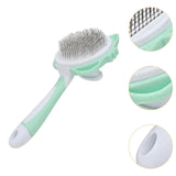 Maxbell Dog Cat Brush Lightweight Pet Comb Brush for Indoor Cats Deshedding Grooming Green