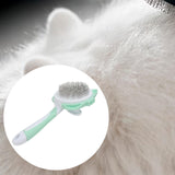 Maxbell Dog Cat Brush Lightweight Pet Comb Brush for Indoor Cats Deshedding Grooming Green