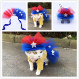 Maxbell Dog 4TH of July Outfit Cute 4TH of July Dog Costume Set for Kitten Pet Decor