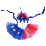 Maxbell Dog 4TH of July Outfit Cute 4TH of July Dog Costume Set for Kitten Pet Decor