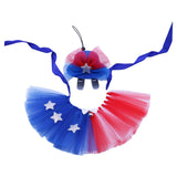Maxbell Dog 4TH of July Outfit Cute 4TH of July Dog Costume Set for Kitten Pet Decor