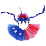 Maxbell Dog 4TH of July Outfit Cute 4TH of July Dog Costume Set for Kitten Pet Decor