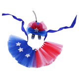 Maxbell Dog 4TH of July Outfit Cute 4TH of July Dog Costume Set for Kitten Pet Decor
