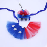 Maxbell Dog 4TH of July Outfit Cute 4TH of July Dog Costume Set for Kitten Pet Decor