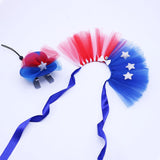 Maxbell Dog 4TH of July Outfit Cute 4TH of July Dog Costume Set for Kitten Pet Decor