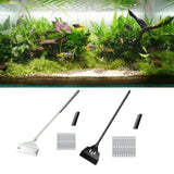 Maxbell Aquarium Algae Scraper Supplies Practical Accessories Aquarium Glass Cleaner Stainless Steel