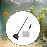 Maxbell Aquarium Algae Scraper Supplies Practical Accessories Aquarium Glass Cleaner Aluminum Alloy