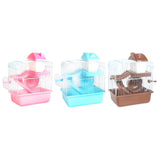 Maxbell 2 Tier Hamster Cage Portable Small Animal Cage for Hedgehog Rats Guinea Pigs Pink