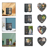 Maxbell Memorial Garden Stone Cemetery Decoration Memorial Gift 6 inch Dog Headstone Square Style A