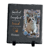 Maxbell Memorial Garden Stone Cemetery Decoration Memorial Gift 6 inch Dog Headstone Square Style B