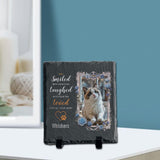 Maxbell Memorial Garden Stone Cemetery Decoration Memorial Gift 6 inch Dog Headstone Square Style B