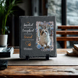 Maxbell Memorial Garden Stone Cemetery Decoration Memorial Gift 6 inch Dog Headstone Square Style B