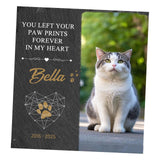 Maxbell Memorial Garden Stone Cemetery Decoration Memorial Gift 6 inch Dog Headstone Square Style C
