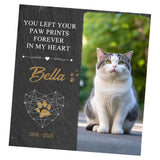 Maxbell Memorial Garden Stone Cemetery Decoration Memorial Gift 6 inch Dog Headstone Square Style C