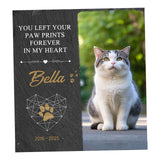 Maxbell Memorial Garden Stone Cemetery Decoration Memorial Gift 6 inch Dog Headstone Square Style C