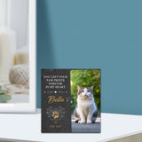 Maxbell Memorial Garden Stone Cemetery Decoration Memorial Gift 6 inch Dog Headstone Square Style C