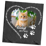 Maxbell Memorial Garden Stone Cemetery Decoration Memorial Gift 6 inch Dog Headstone Square Style D