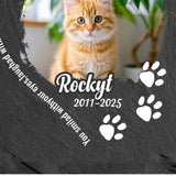 Maxbell Memorial Garden Stone Cemetery Decoration Memorial Gift 6 inch Dog Headstone Square Style D